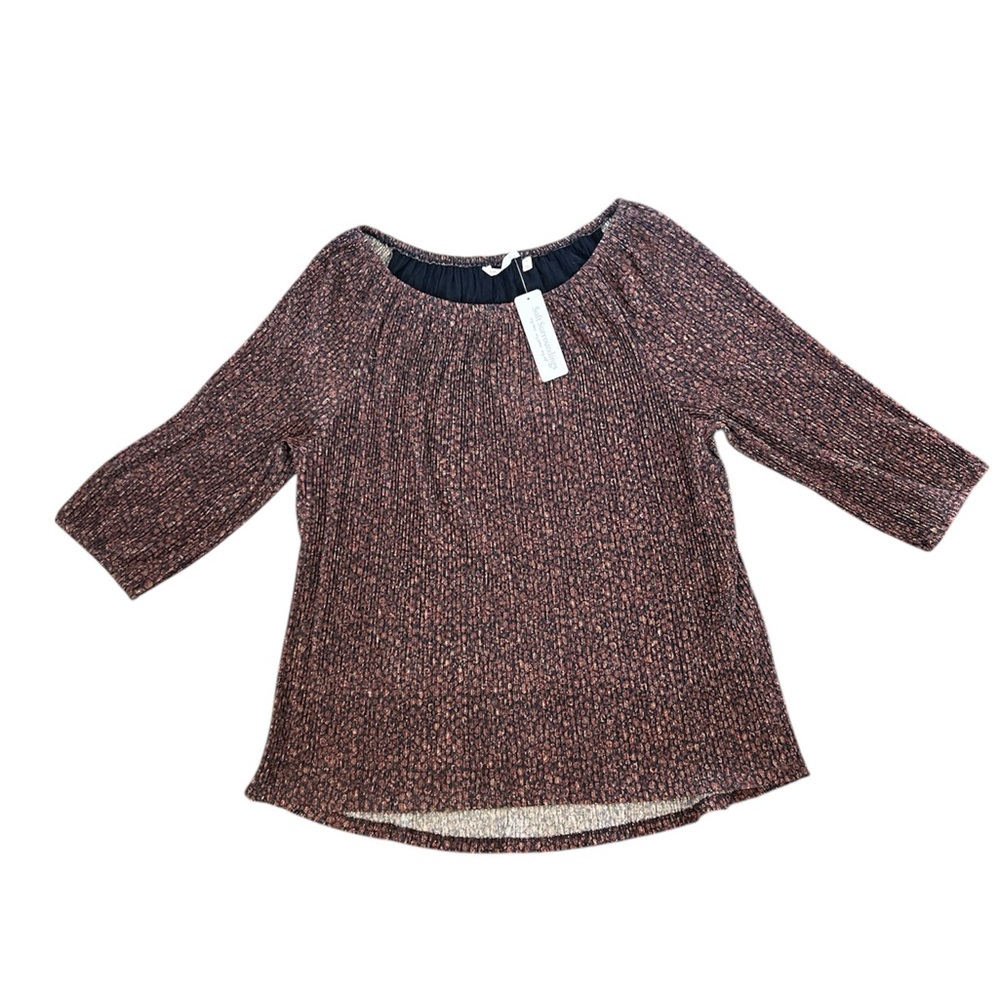 Soft Surroundings Women’s Size Large Carmella‎ Top in Minerva Red NWT